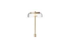 Nuura - Blossi In-set Tischleuchte Small Nordic Gold/Opal