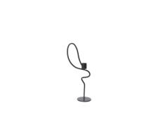 Ferm Living - Valse Candle Holder High Black