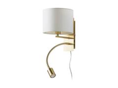 Lindby - Florens Wandleuchte White/Brass Lindby