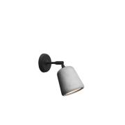 New Works - Material Wandleuchte Light Grey Concrete