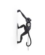 Seletti - Monkey Hanging Außen Wandleuchte Right Schwarz Seletti