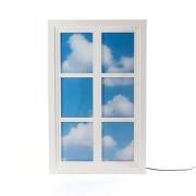 Seletti - Window 3 Wand-/Stehleuchte White/Light BlueSeletti