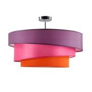 Lindby - Melia Deckenleuchte Violet/Pink/Orange/Chrome