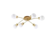 Lindby - Agmar 6 Deckenleuchte Brass