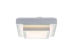 Lindby - Mirco Square LED Deckenleuchte L27 Alu/White