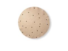 Ferm Living - Jute Carpet Large Black Dots