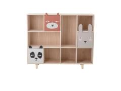 Bloomingville - Calle Bookcase w/Drawers L107 Paulownia Nature Bloomin...