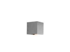 Light-Point - Cube LED Außen-Wandleuchte XL 3000K Down Silber