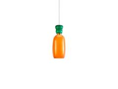 Lucande - Fay LED Pendelleuchte Orange/Green Lucande