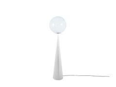 Tom Dixon - Globe Fat Stehleuchte Opal/Silver