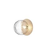 Nuura - Liila 1 Wand-/Deckenleuchte IP44 Large Nordic Gold/Optic Clear