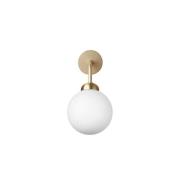 Nuura - Apiales Wandleuchte Hardwired Brass/Opal