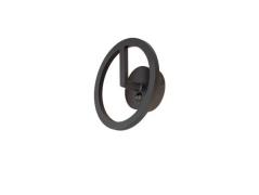 SLV - Q-Ring Wandleuchte w/Sensor 3000K IP54 Black