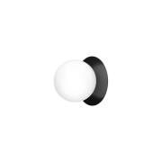 Nuura - Liila 1 Wand-/Deckenleuchte IP44 Medium Black/Opal