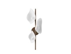 Nuura - Florii 3 Wandleuchte Dark Bronze/White