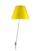 Luceplan - Costanza Wandleuchte m/Dimmer Alu/ Smart Yellow