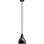 Lampe Gras - 322 L Pendelleuchte Rund Schwarz/Kupfer Lampe Gras