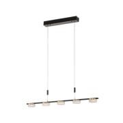 Lucande - Kyree LED Pendelleuchte Anthracite/Gold