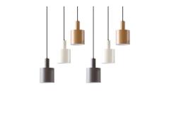 Lindby - Ovelia 6 Pendelleuchte Black/Brown/Beige