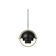 GUBI - Multi-Lite Pendelleuchte S Messing/Schwarz