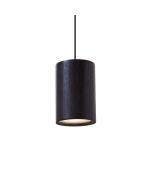 Terence Woodgate - Solid Pendelleuchte Cylinder Black Stained Oak