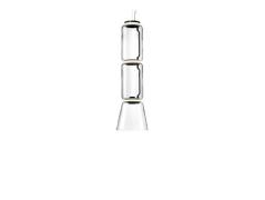 Flos - Noctambule S2 Pendelleuchte Low Cylinder & Cone