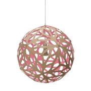 David Trubridge - Floral Pendelleuchte Ø60 Pink