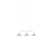 Globen Lighting - Curve 3 Pendelleuchte Beige