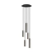 Thorup Copenhagen - Patrone Cluster 5 Pendelleuchte Nickel-Plated Mess...