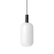 Ferm Living - Collect Pendelleuchte Opal Tall Low Black