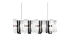 Slamp - La Lollo Linear 100 Pendelleuchte Pewter