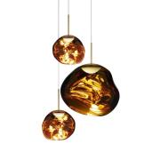 Tom Dixon - Melt Trio Round LED Pendelleuchte Gold