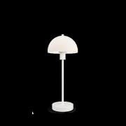 Table lamp Vienda white / glass (Weiß)