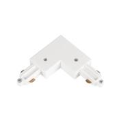 L-connection LiteTrac 1-phase Outer White (Weiß)