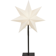 Frozen star on foot 55cm (Schwarz)