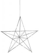 Line metal star chrome LED (Verchromt / glänzend)