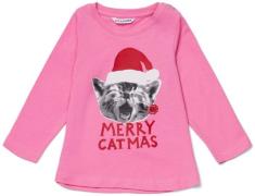 Luca &  Lola Top Merry Catbaby, Pink 80