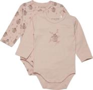 Fixoni Body 2er-Pack Cameo Rose, 50, Babykleidung