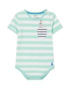 Tom Joule Jasper Body, Sealstripe, Größe 68, Babykleidung