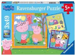 Ravensburger Puzzle Peppa Wutz 3x49 Teile