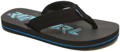 Rip Curl Ripper Kids Flip Flop, Black/Blue 29