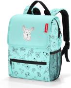 Reisenthel Cats and Dogs Kinder Rucksack, Mintgrün, Kindergartenrucksa...