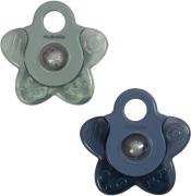 FILIBABBA Beißring Cooling Star 2er-Pack, Blue Mix