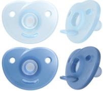 Philips Avent Curved Soothie 0-6 M, Blau