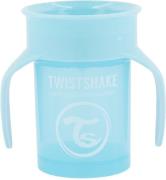 Twistshake 360 Trinklernbecher, Pastellblau