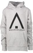 Wearcolour Patch Hoodie, Grey Melange 120