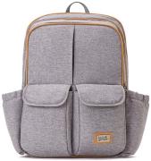 BizziGrowin RucPOD® Reisebett Und Wickeltasche, Windsor Grey