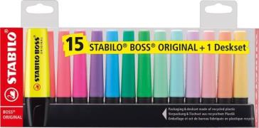 STABILO Textmarker 15er-Pack