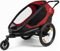 Hamax Outback ONE Fahrradanhänger, Red/Black