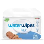 WaterWipes Plastikfreie Feuchttücher 3 x 60er-Pack